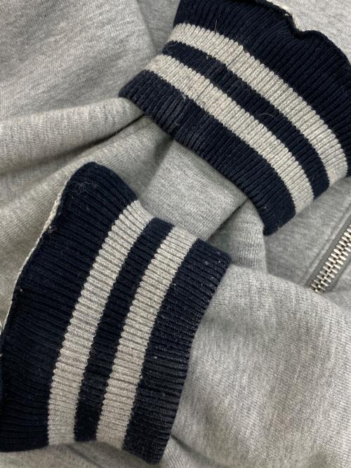 GUCCI（グッチ）GUCCI (グッチ) Embroidered Logo Hoodie グレー サイズ:Mの古着・服飾アイテム