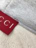 中古・古着 GUCCI (グッチ) Embroidered Logo Hoodie グレー サイズ:M：50000円