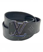 LOUIS VUITTONルイ ヴィトン）の古着「3 Steps 40mm reversible belt」｜ブラック