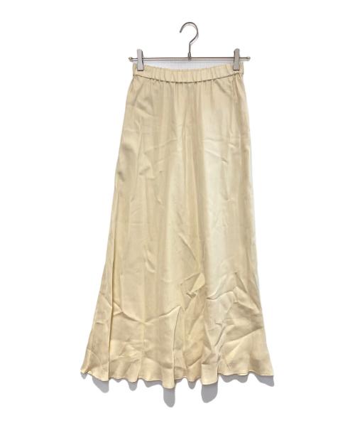 Plage（プラージュ）Plage (プラージュ) Washable Fibril Drape スカート ホワイト サイズ:36の古着・服飾アイテム