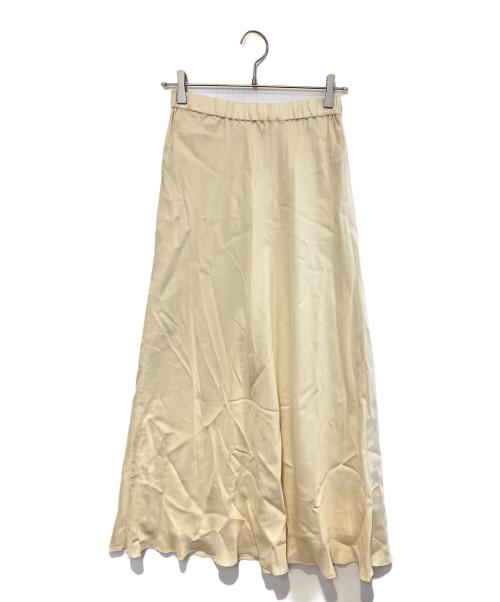 Plage（プラージュ）Plage (プラージュ) Washable Fibril Drape スカート ホワイト サイズ:36の古着・服飾アイテム