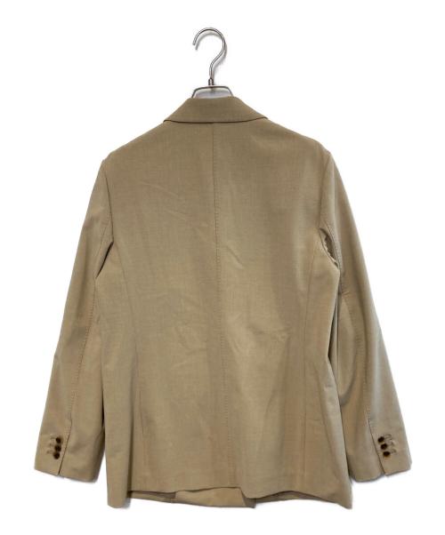 Spick and Span（スピック＆スパン）Spick and Span (スピック＆スパン) レーンウィーブダブルブレストジャケット ブラウン サイズ:38の古着・服飾アイテム