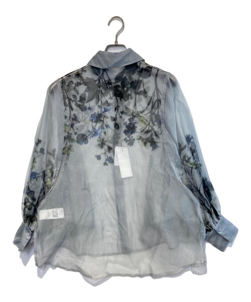 HARE（ハレ）HARE (ハレ) アートフラワーガラシアーシャツ ブルー サイズ:Freeの古着・服飾アイテム