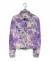 MSGM（エムエスジーエム）の古着「ペイントデニムジャケット」｜パープル