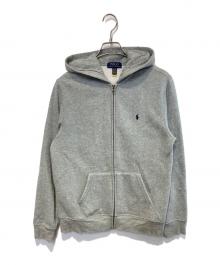 POLO RALPH LAUREN（ポロ・ラルフローレン）の古着「裏起毛ジップパーカー」｜グレー