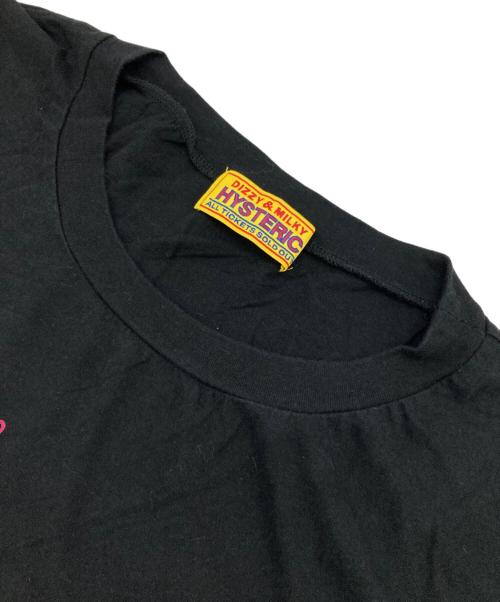 Hysteric Glamour（ヒステリックグラマー）Hysteric Glamour (ヒステリックグラマー) BUTTERFLY GIRL Tシャツ ブラック サイズ:Freeの古着・服飾アイテム