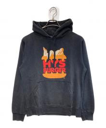 Hysteric Glamour（ヒステリックグラマー）の古着「HYS BURGER パーカー」｜ブラック
