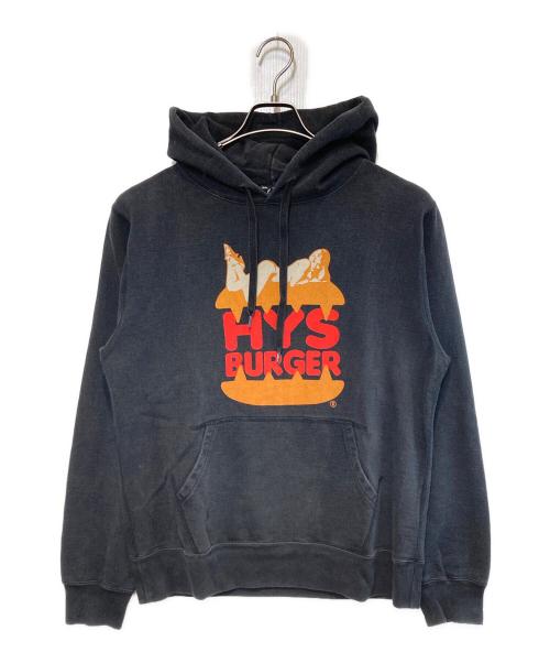 Hysteric Glamour（ヒステリックグラマー）Hysteric Glamour (ヒステリックグラマー) HYS BURGER パーカー ブラック サイズ:Mの古着・服飾アイテム