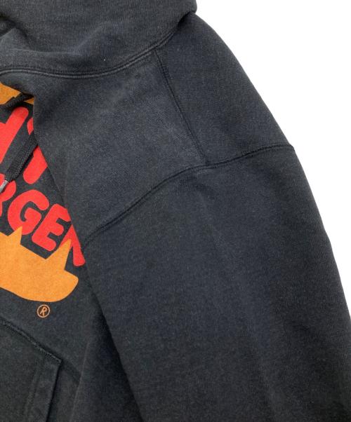Hysteric Glamour（ヒステリックグラマー）Hysteric Glamour (ヒステリックグラマー) HYS BURGER パーカー ブラック サイズ:Mの古着・服飾アイテム