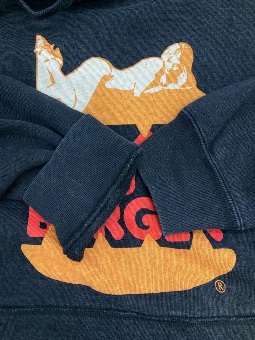 Hysteric Glamour（ヒステリックグラマー）Hysteric Glamour (ヒステリックグラマー) HYS BURGER パーカー ブラック サイズ:Mの古着・服飾アイテム