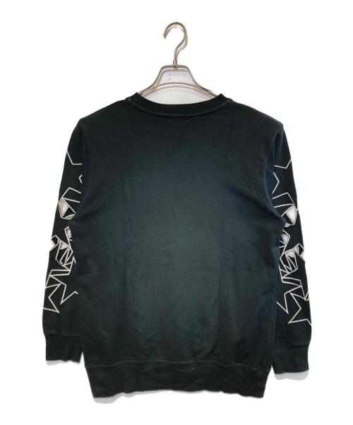 Hysteric Glamour（ヒステリックグラマー）Hysteric Glamour (ヒステリックグラマー) SEARCH AND DESTROY プリント スウェット ブラック サイズ:Freeの古着・服飾アイテム