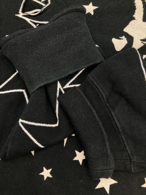 Hysteric Glamour（ヒステリックグラマー）Hysteric Glamour (ヒステリックグラマー) SEARCH AND DESTROY プリント スウェット ブラック サイズ:Freeの古着・服飾アイテム