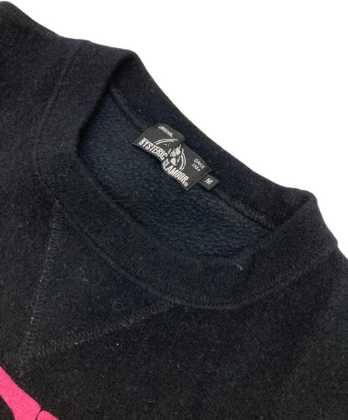 Hysteric Glamour（ヒステリックグラマー）Hysteric Glamour (ヒステリックグラマー) KEEP BEAT スウェット ブラック サイズ:Mの古着・服飾アイテム