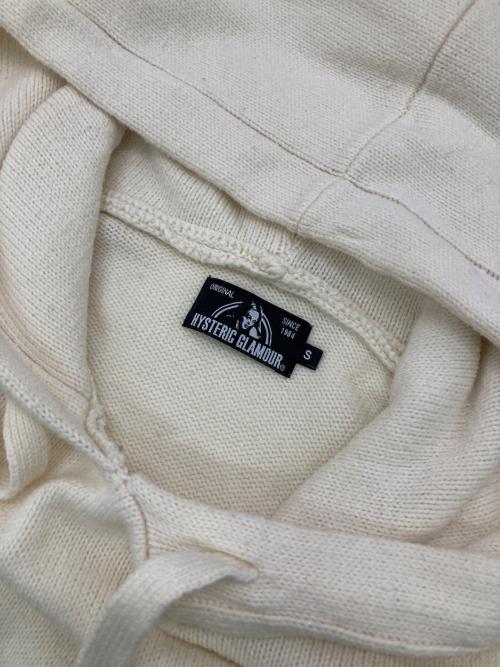 Hysteric Glamour（ヒステリックグラマー）Hysteric Glamour (ヒステリックグラマー) IT’S OKAY pt 2COLOR パーカー レッド×ホワイト サイズ:Sの古着・服飾アイテム