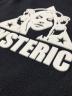 中古・古着 Hysteric Glamour (ヒステリックグラマー) TRIANGLE WOMANプルオーバーニット ブラック×パープル サイズ:Free：9000円