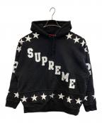 SUPREMEシュプリーム）の古着「Hockey Hooded Sweatshirt」｜ブラック×ホワイト