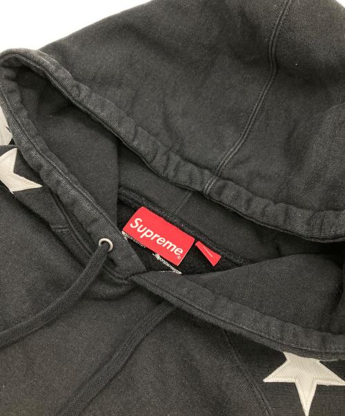 SUPREME（シュプリーム）SUPREME (シュプリーム) Hockey Hooded Sweatshirt ブラック×ホワイト サイズ:Sの古着・服飾アイテム