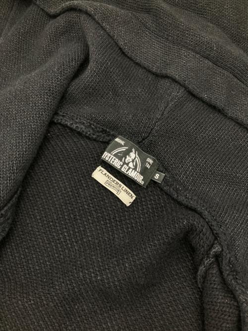 Hysteric Glamour（ヒステリックグラマー）Hysteric Glamour (ヒステリックグラマー) コットンリネンジップパーカー ブラック サイズ:Sの古着・服飾アイテム