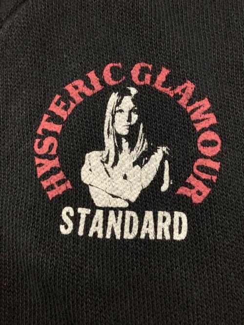 Hysteric Glamour（ヒステリックグラマー）Hysteric Glamour (ヒステリックグラマー) コットンリネンジップパーカー ブラック サイズ:Sの古着・服飾アイテム