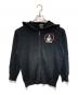 Hysteric Glamour（ヒステリックグラマー）の古着「コットンリネンジップパーカー」｜ブラック