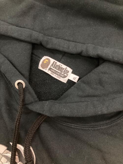 A BATHING APE（アベイシングエイプ）A BATHING APE (アベイシングエイプ) DRAGON BALL Z (ドラゴンボールゼット) プルオーバーパーカー ブラック サイズ:XLの古着・服飾アイテム