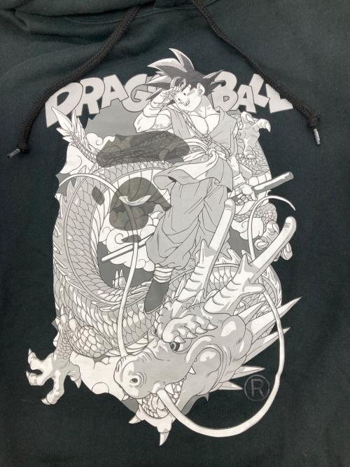 A BATHING APE（アベイシングエイプ）A BATHING APE (アベイシングエイプ) DRAGON BALL Z (ドラゴンボールゼット) プルオーバーパーカー ブラック サイズ:XLの古着・服飾アイテム