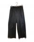 MAISON SPECIAL（メゾンスペシャル）の古着「Wool Mix Continuous Tow-Tuck Wide Pants」｜ブラック