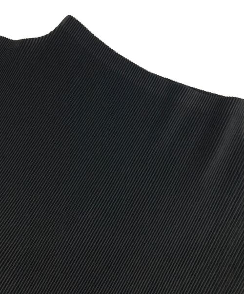 PLEATS PLEASE（プリーツプリーズ）PLEATS PLEASE (プリーツプリーズ) ハイネックプリーツカットソー ブラック サイズ:03の古着・服飾アイテム