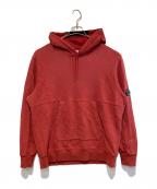 C.P COMPANYシーピーカンパニー）の古着「Diagonal Raised Fleece Hoodie」｜ブラウン