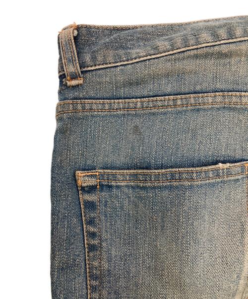 Saint Laurent Paris（サンローランパリ）Saint Laurent Paris (サンローランパリ) ダメージ加工デニムパンツ インディゴ サイズ:29の古着・服飾アイテム