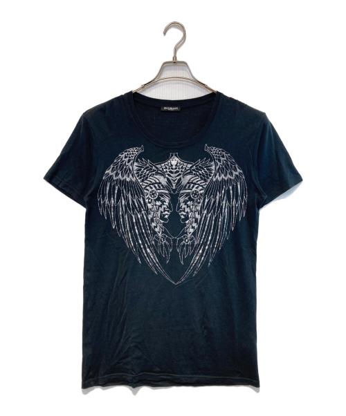 BALMAIN（バルマン）BALMAIN (バルマン) インディアンTEE ブラック サイズ:Sの古着・服飾アイテム