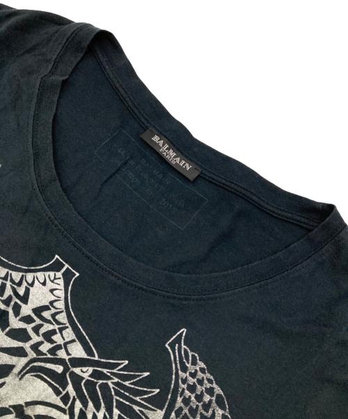 BALMAIN（バルマン）BALMAIN (バルマン) インディアンTEE ブラック サイズ:Sの古着・服飾アイテム