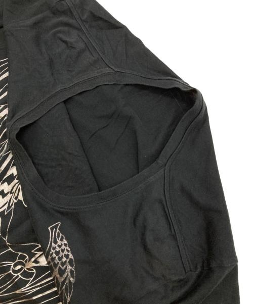 BALMAIN（バルマン）BALMAIN (バルマン) インディアンTEE ブラック サイズ:Sの古着・服飾アイテム