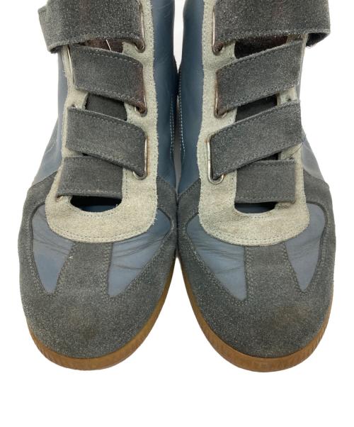 Maison Margiela（メゾンマルジェラ）Maison Margiela (メゾンマルジェラ) ベルクロハイカットスニーカー ネイビー サイズ:41の古着・服飾アイテム