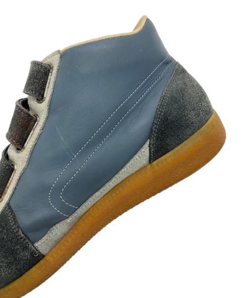Maison Margiela（メゾンマルジェラ）Maison Margiela (メゾンマルジェラ) ベルクロハイカットスニーカー ネイビー サイズ:41の古着・服飾アイテム