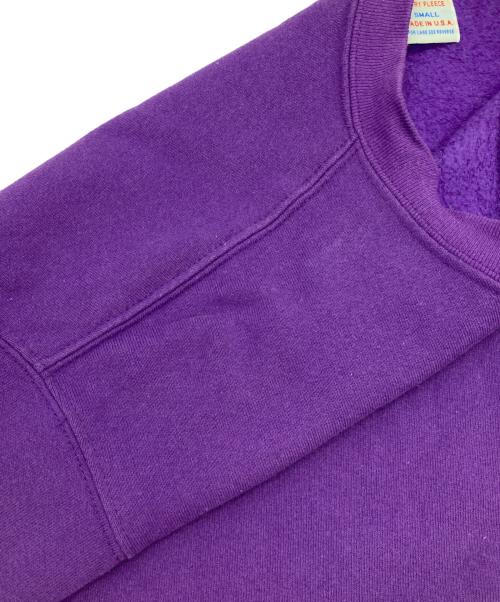 Champion（チャンピオン）Champion (チャンピオン) ハーフスリーブ スウエットシャツ パープル サイズ:Sの古着・服飾アイテム