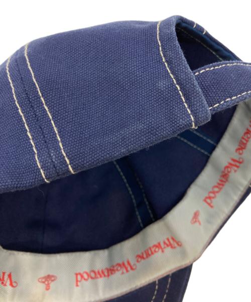 Vivienne Westwood（ヴィヴィアンウエストウッド）Vivienne Westwood (ヴィヴィアンウエストウッド) Edgewear Cap ネイビー サイズ:	SMサイズの古着・服飾アイテム