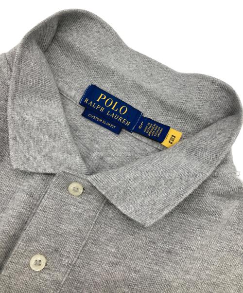 POLO RALPH LAUREN（ポロ・ラルフローレン）POLO RALPH LAUREN (ポロ・ラルフローレン) ポニー刺繍ポロシャツ グレー サイズ:Lの古着・服飾アイテム