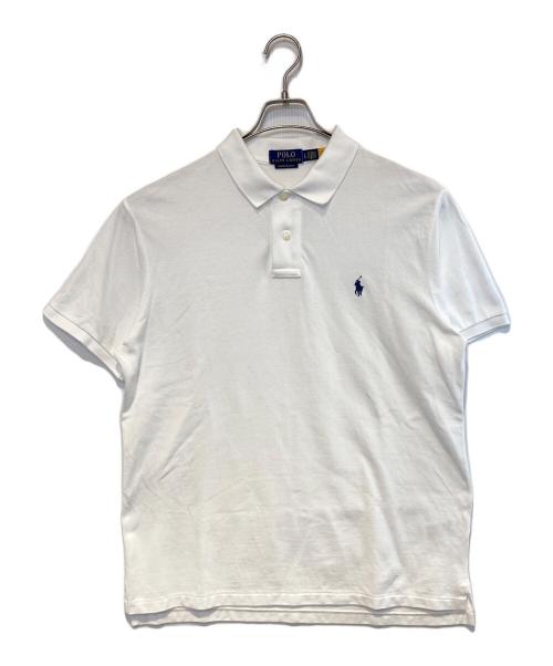 POLO RALPH LAUREN（ポロ・ラルフローレン）POLO RALPH LAUREN (ポロ・ラルフローレン) ポニー刺繍ポロシャツ ホワイト サイズ:Lの古着・服飾アイテム