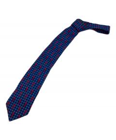 中古・古着通販】BRIONI (ブリオーニ) プリーツネクタイ ブルー×レッド