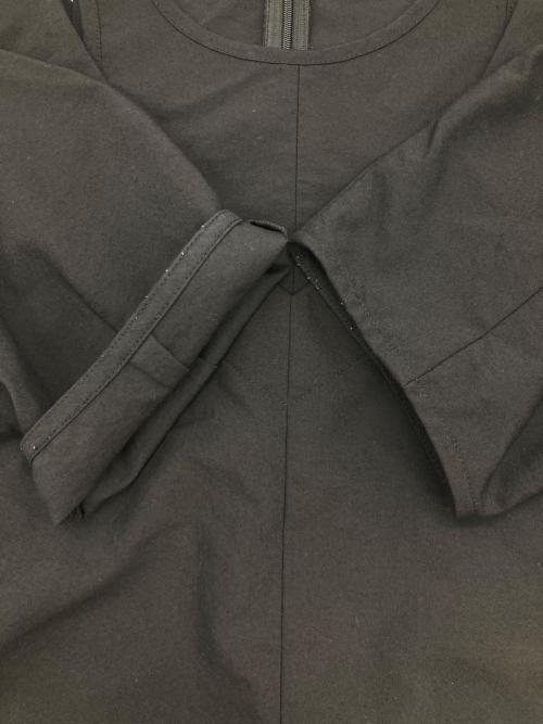 MANOF（マノフ）MANOF (マノフ) 半袖ブラウスワンピース ブラック サイズ:Sの古着・服飾アイテム