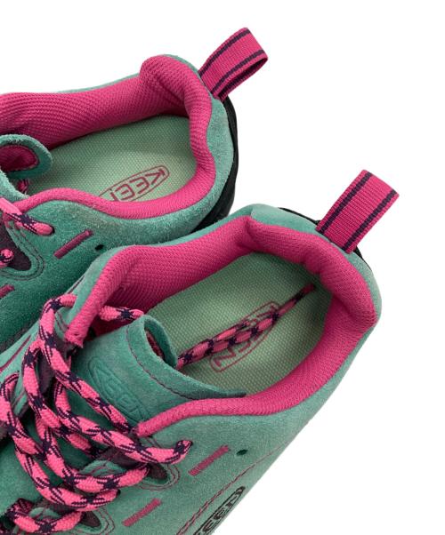 KEEN（キーン）KEEN (キーン) JASPER グリーン×ピンク サイズ:US8.5の古着・服飾アイテム