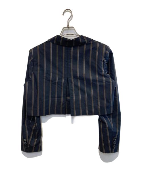 Tnewties（トゥエンティーズ）Tnewties (トゥエンティーズ) 駆け落ちの日クロップドジャケット ネイビー サイズ:Lの古着・服飾アイテム