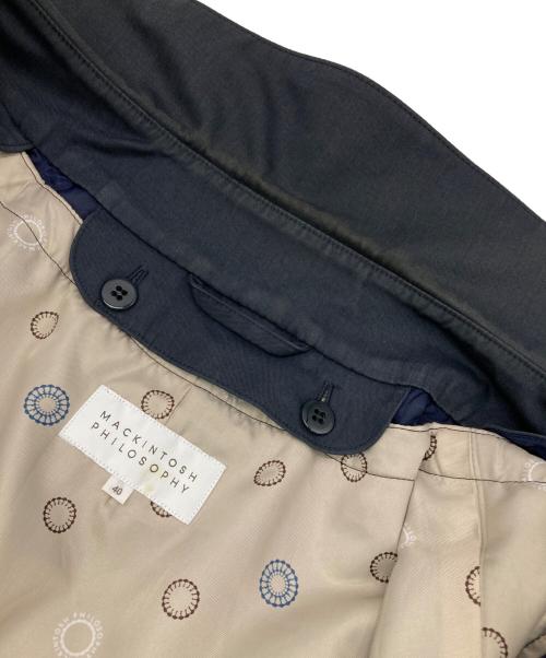 MACKINTOSH PHILOSOPHY（マッキントッシュ フィロソフィー）MACKINTOSH PHILOSOPHY (マッキントッシュ フィロソフィー) ライナー付ステンカラーコート ネイビー サイズ:40の古着・服飾アイテム