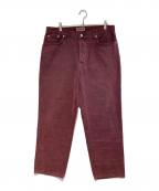 stussyステューシー）の古着「Washed Canvas BIGOL Jeans」｜パープル