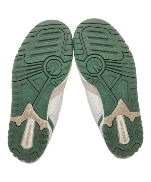 NEW BALANCE（ニューバランス）NEW BALANCE (ニューバランス) BB550WT1 ホワイト×グリーン サイズ:US5の古着・服飾アイテム