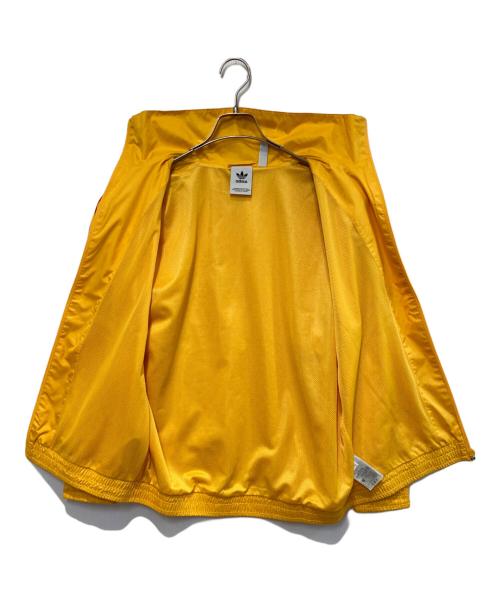 adidas（アディダス）adidas (アディダス) 3Dトレフォイル3ストライプトラックジャケット イエロー サイズ:Mの古着・服飾アイテム