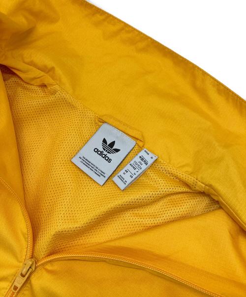 adidas（アディダス）adidas (アディダス) 3Dトレフォイル3ストライプトラックジャケット イエロー サイズ:Mの古着・服飾アイテム