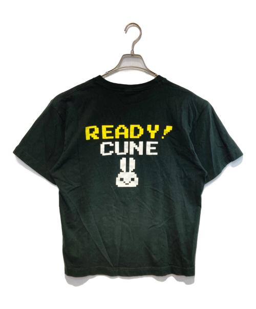 CUNE（キューン）CUNE (キューン) 食べられるウサギ Tシャツ ブラック サイズ:Lの古着・服飾アイテム
