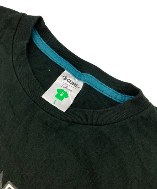 CUNE（キューン）CUNE (キューン) 食べられるウサギ Tシャツ ブラック サイズ:Lの古着・服飾アイテム